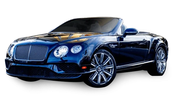 Dark Blue Bentley Convertible PNG Transparent Background