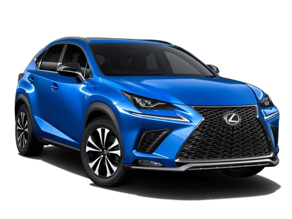 Blue Lexus NX SUV PNG Transparent Background