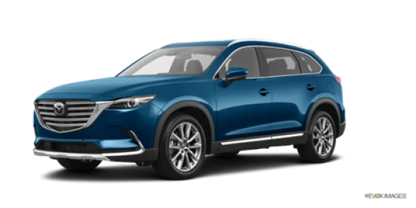 Blue Mazda CX-9 SUV PNG Transparent Background