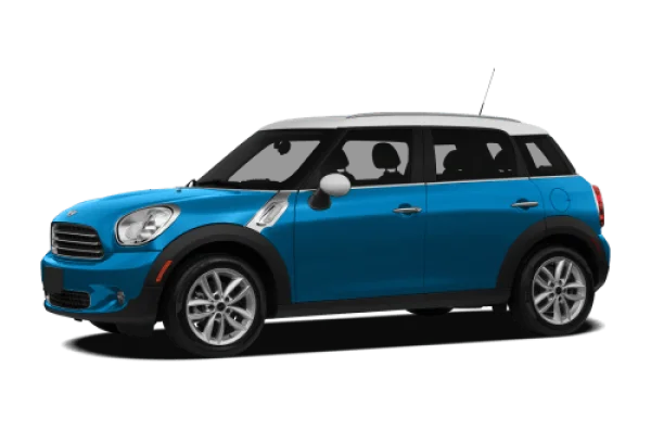 Blue Mini Cooper Countryman Car PNG Transparent Background