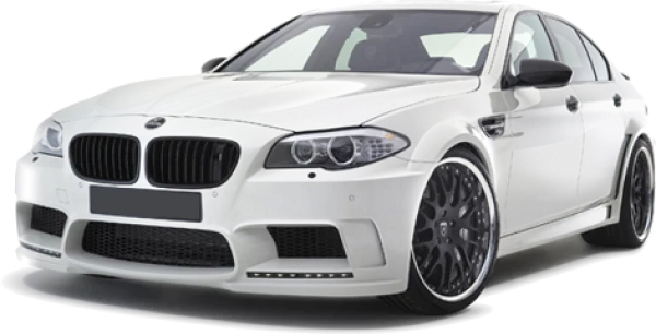 Luxury Grey BMW Sports Car PNG Transparent Background