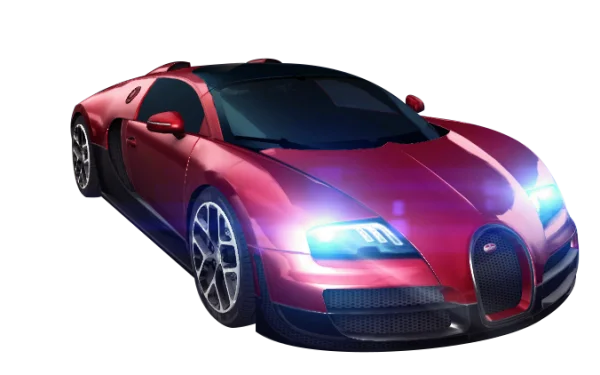 Red Luxury Sports Car PNG Transparent Background