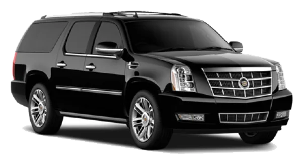 Black Cadillac Escalade SUV PNG Transparent Background