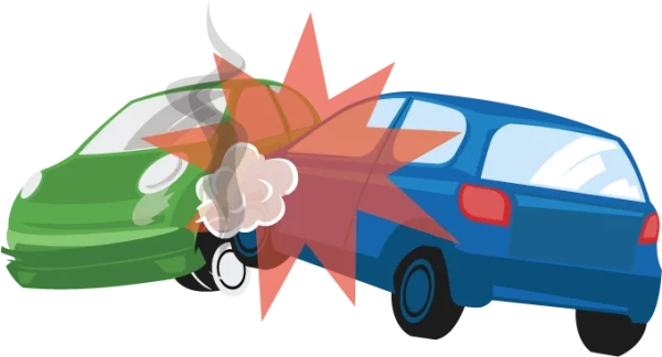 Cartoon Car Crash PNG Transparent Background