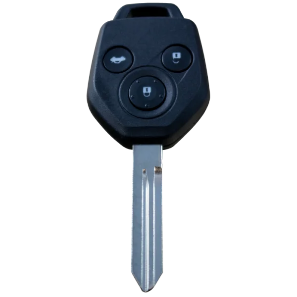Black Car Key Fob with Remote Buttons PNG