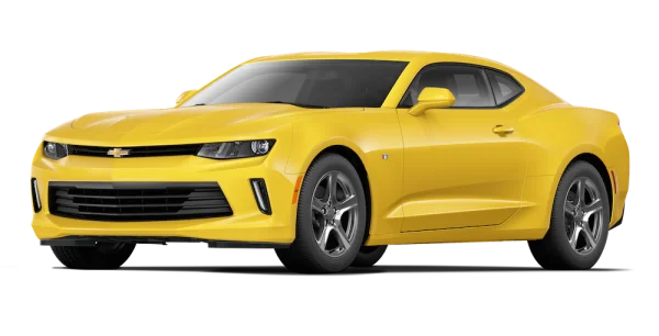 Yellow Chevrolet Camaro Sports Car PNG