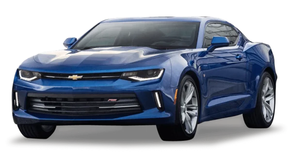 Blue Chevrolet Camaro Car PNG Transparent Background