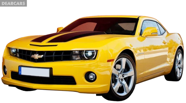 Yellow Chevrolet Camaro PNG Transparent Background