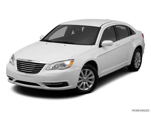 White Modern Sedan Car PNG Transparent Background