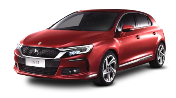 Red DS 4S Car PNG Transparent Background