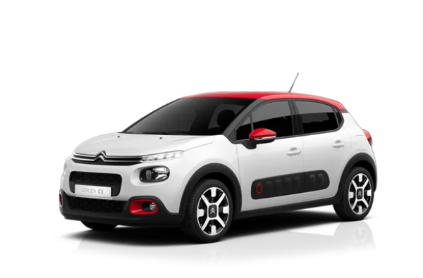 White Citroën C3 Car PNG Transparent Background