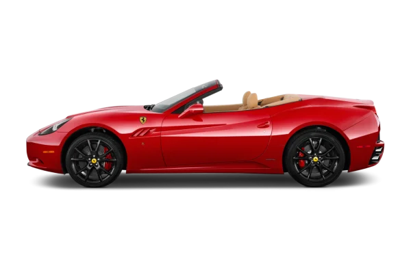 Red Ferrari California T Convertible PNG Transparent Background