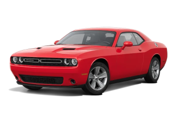 Red Dodge Challenger Car PNG Transparent Background