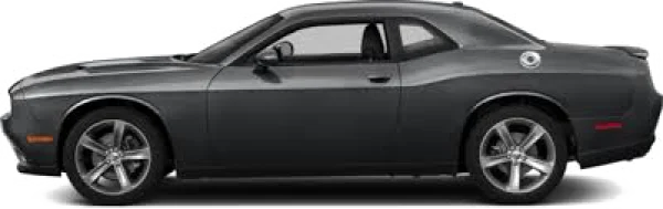 Gray Dodge Challenger PNG Transparent Background