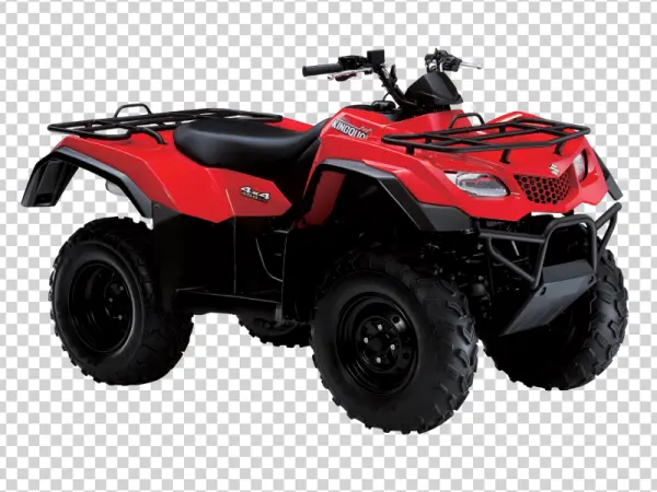 Red All-Terrain Vehicle (ATV) Transparent PNG
