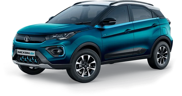 Tata Nexon EV Car PNG Transparent Background