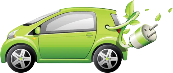 Eco-Friendly Electric Car Charging PNG Transparent