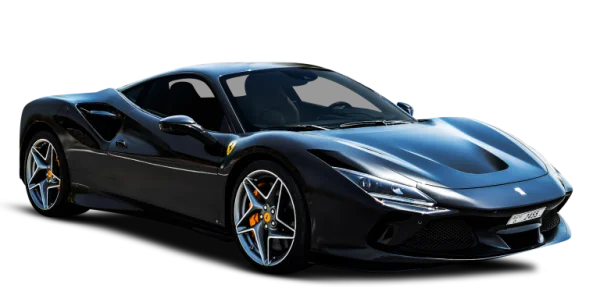 Black Ferrari Sports Car PNG Transparent Background