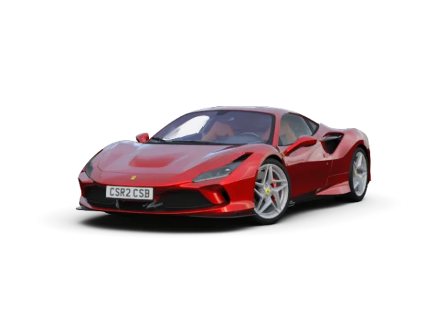 Red Ferrari Sports Car PNG Transparent Background