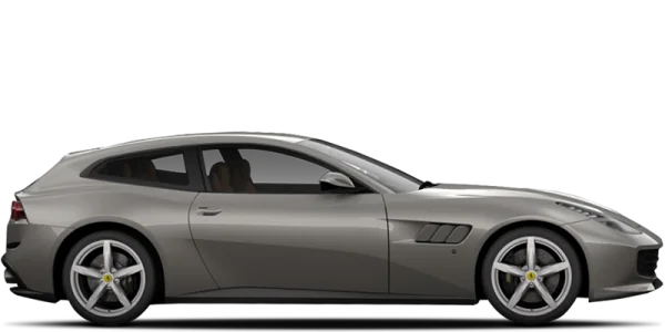Grey Ferrari GTC4Lusso Car PNG Transparent Background