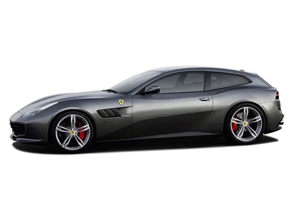 Grey Ferrari GTC4Lusso Sportscar PNG Transparent