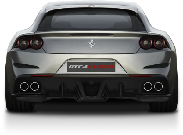 Ferrari GTC4Lusso Rear View PNG Transparent