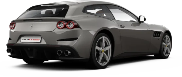 Grey Ferrari GTC4Lusso PNG Transparent Background