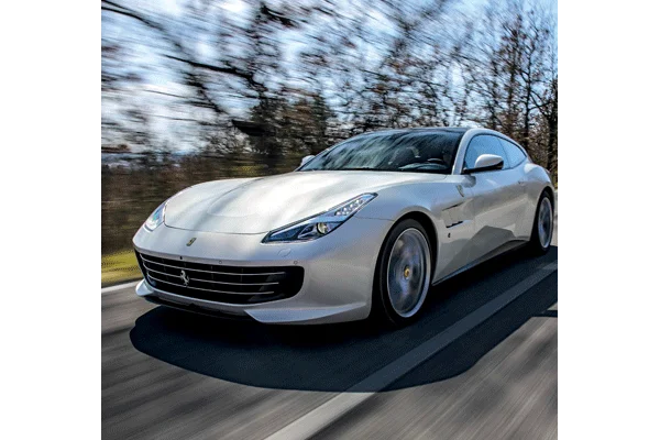 Silver Ferrari GTC4Lusso Car PNG