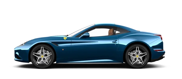 Blue Ferrari Sports Car PNG Transparent Background