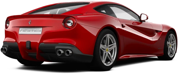 Red Ferrari F12berlinetta PNG Transparent Background