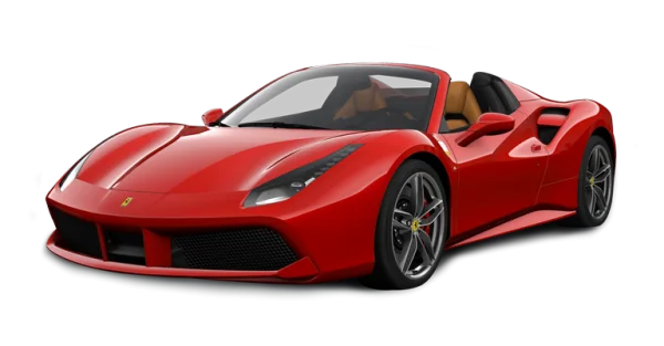 Red Ferrari Sports Car Transparent PNG