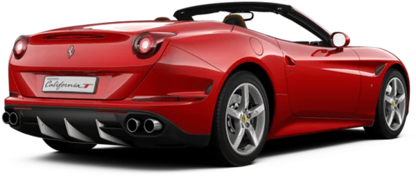 Red Ferrari California T Sports Car PNG Transparent