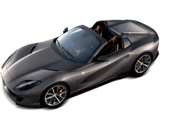 Dark Grey Ferrari Sports Car PNG