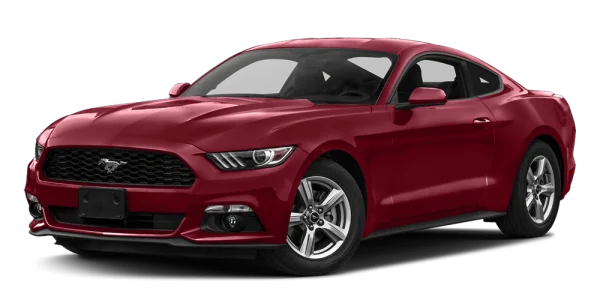 Red Ford Mustang Car PNG Transparent Background