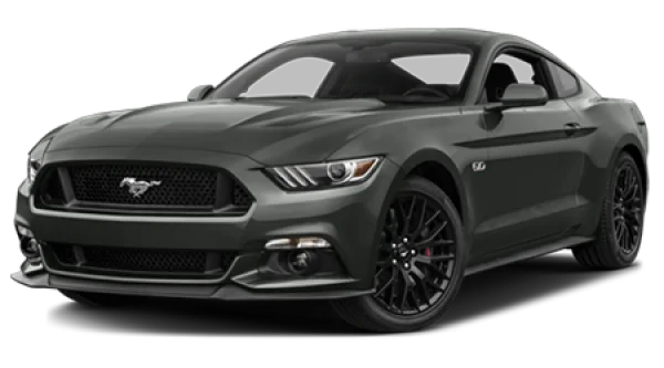 Dark Grey Ford Mustang GT PNG Transparent