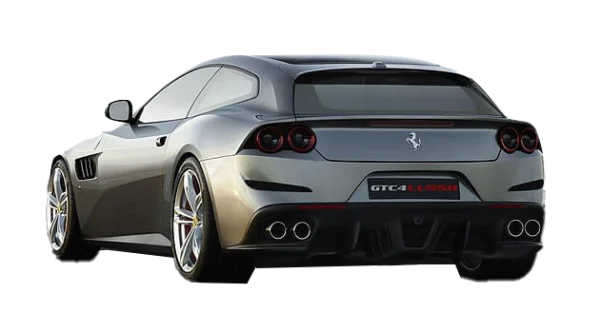 Grey Ferrari GTC4Lusso PNG Transparent Background