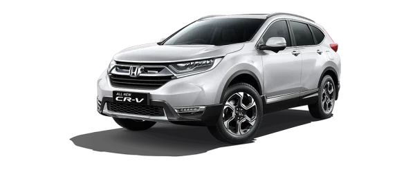 Honda CR-V White SUV PNG Transparent Background