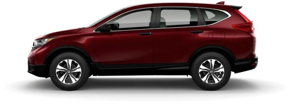 Red Honda CR-V SUV Transparent Background
