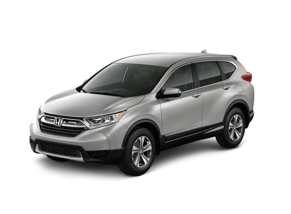 Silver Honda CR-V SUV PNG Transparent Background