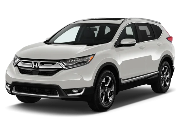 White Honda CR-V SUV PNG Transparent Background