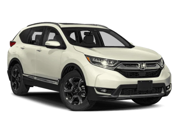 White Honda CR-V SUV PNG Transparent Background