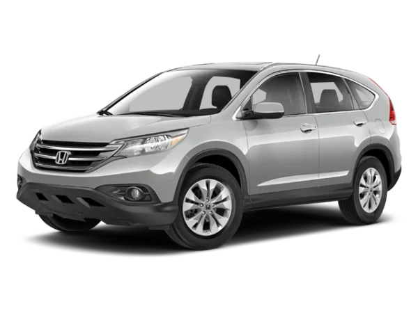 Silver Honda CR-V Car PNG Transparent Background