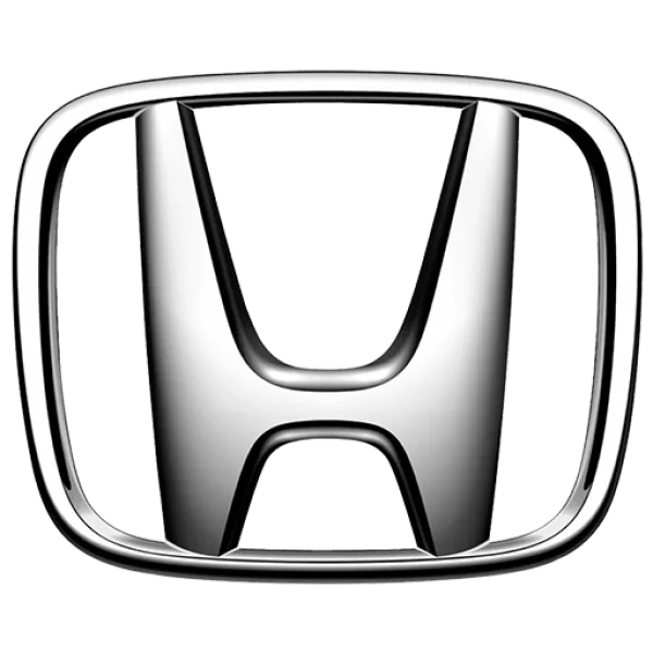 Shiny Metallic Honda Logo PNG Transparent