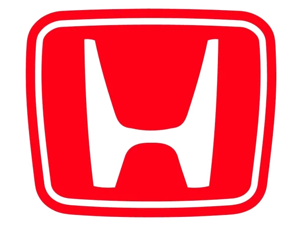 Honda Logo Red PNG Transparent Background
