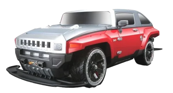 Red Hot Wheels Hummer H3 Toy Car PNG