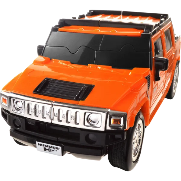 Orange Hummer H2 Toy Puzzle PNG