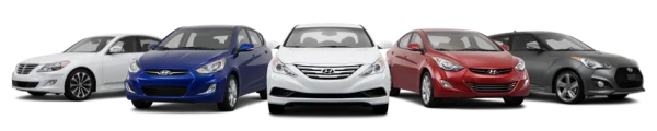 Hyundai Car Lineup PNG Transparent Background