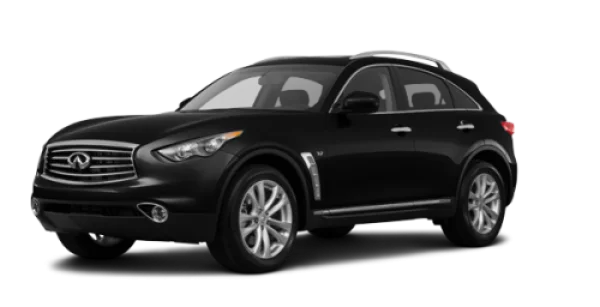 Black Infiniti SUV PNG Transparent Background