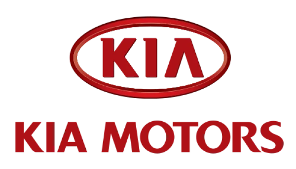 Red Kia Motors Logo PNG Transparent Background