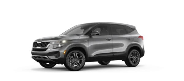 Grey Kia Seltos SUV PNG Transparent Background